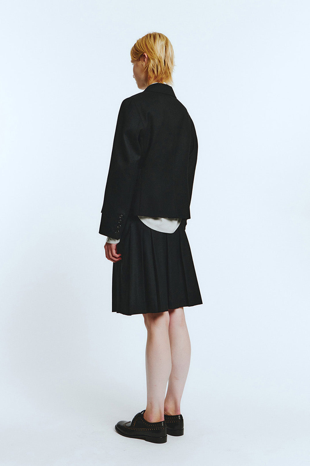Black LOVE CRAZY WILD MAN Pocket Jacket with visible front pockets and zipper closure, stylish and functional outerwear.