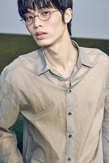 Crease Shirt Warm Grey