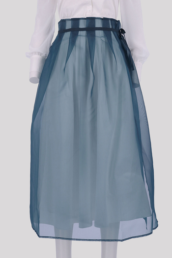 Charlock No-Bang See-Through Skirt