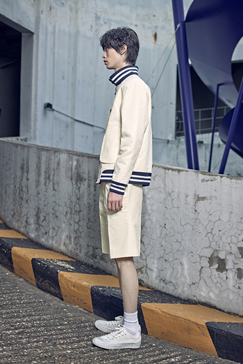 Casting Eyelet Padding Blouson