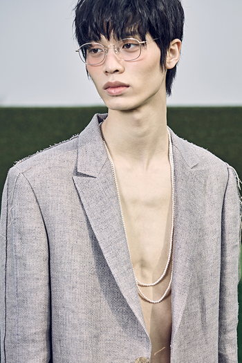 Cutting Line Linen Jacket