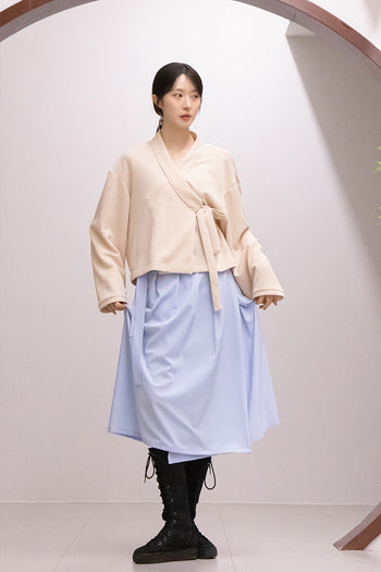 Gwimyeon Sweat à capuche zippé pour hommes