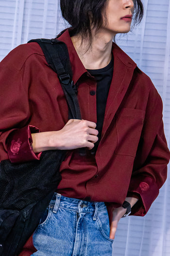Felpa con cappuccio e cerniera da uomo Gwimyeon