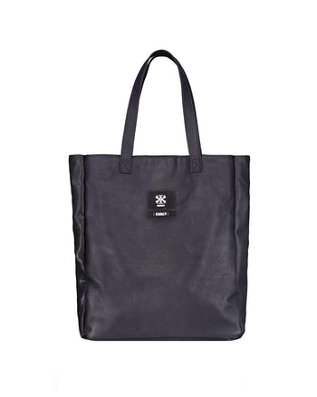 Matte Rain Burnt Tote Bag Smoked Black
