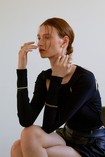 Multi Colour Heart Silver Ring