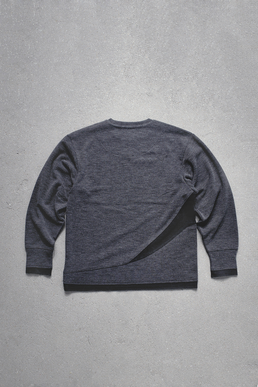 SHEAR DISTORTION KNIT SWEATSHIRT