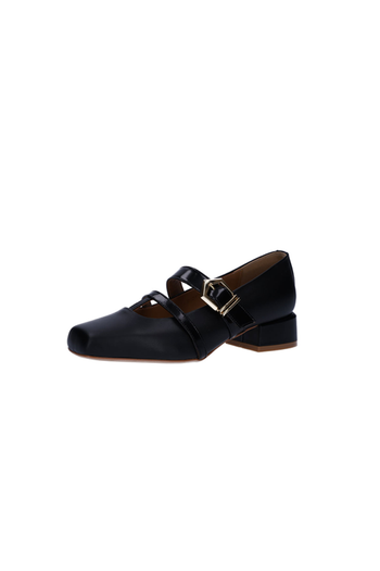 Aku Mary-Jane Loafers Black