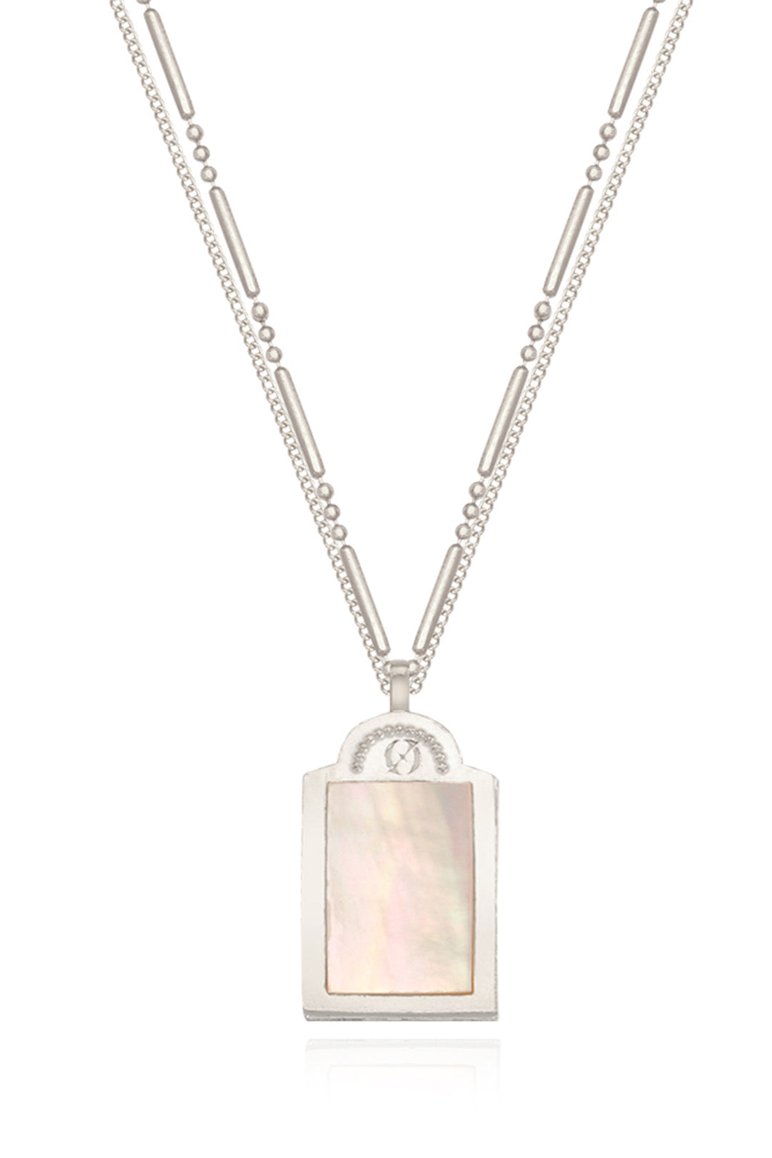 Chambriller Voyage Night Combi Necklace featuring layered chain design in a versatile style, displayed on a neutral background.