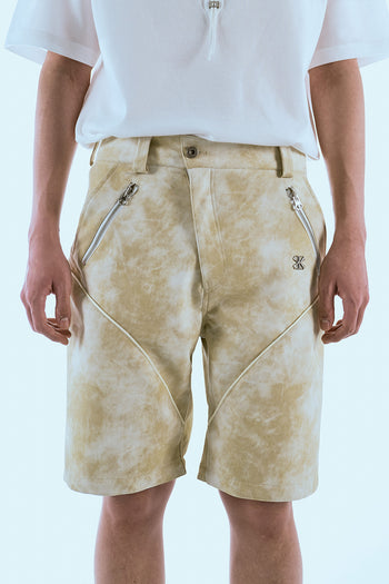 Arrow Trajectory Piped Shorts Cloudy Ivory