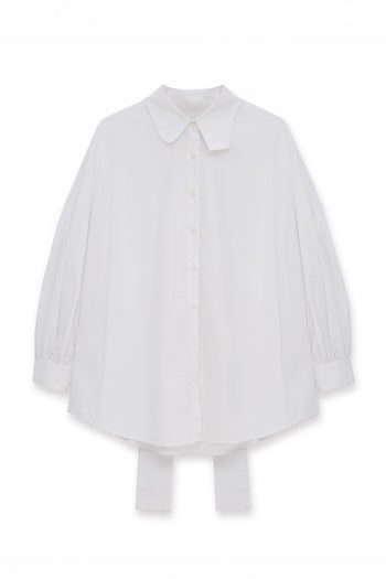 White Fairy Tail Fairy Shirt by EUNJO featuring a graphic design, displayed laid flat on a clean surface.