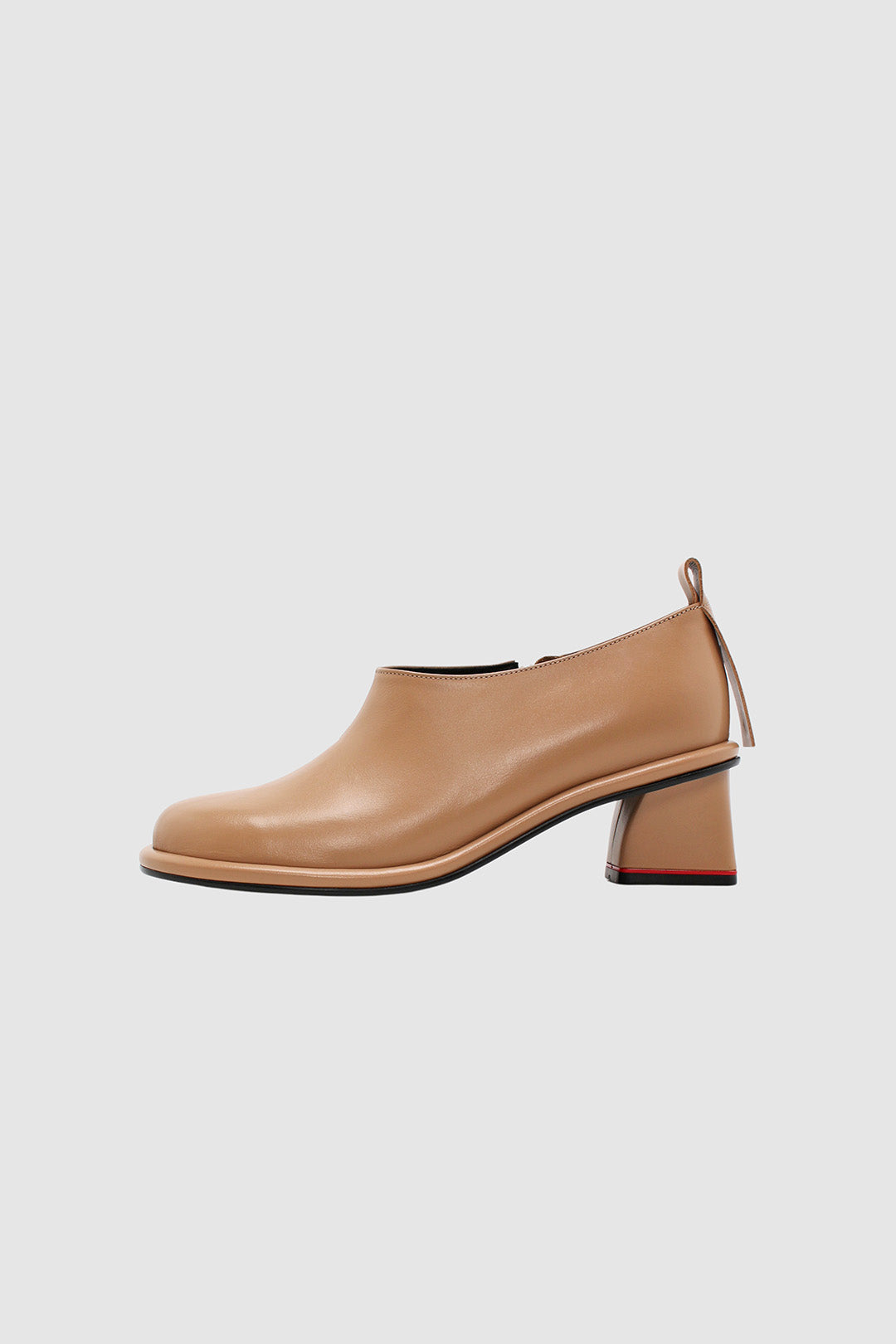 Beige Finoacinque Moon Short Boots with rounded toes and block heels, stylish ankle footwear for casual and dressy outfits.