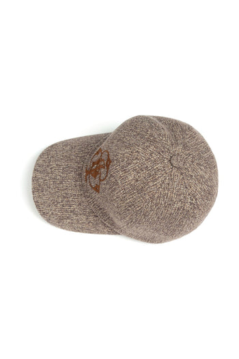 IOEDLE Clover Symbol Weaving Cap showing a one-size cap with a embroidered clover design on the front.
