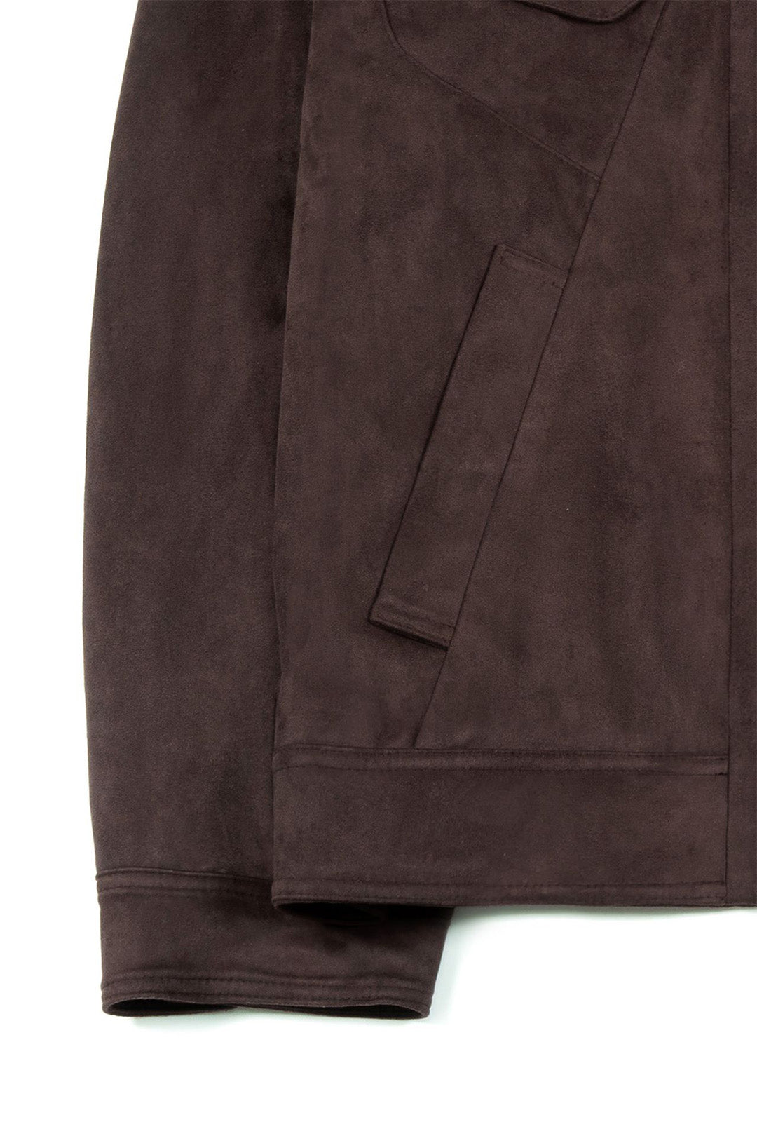 Brown Headlight Jacket by IOEDLE, featuring a stylish design and versatile fit, displayed on a model with a neutral background.