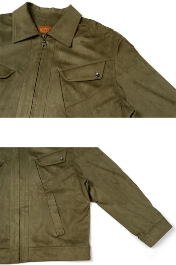 Olive green IOEDLE puppy’s trip to grandma’s jacket, stylish and cozy outdoor jacket for small dogs.