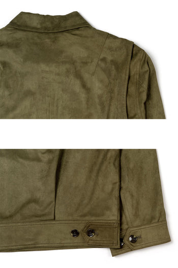 Olive green IOEDLE puppy’s trip to grandma’s jacket, cozy and stylish, suitable for small dogs.
