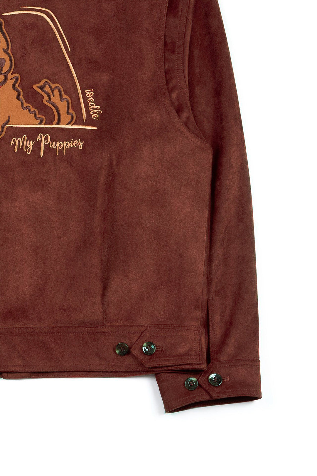 IOEDLE puppy’s trip to grandma’s wine-colored jacket, stylish and cozy outerwear for dogs with a comfortable fit.