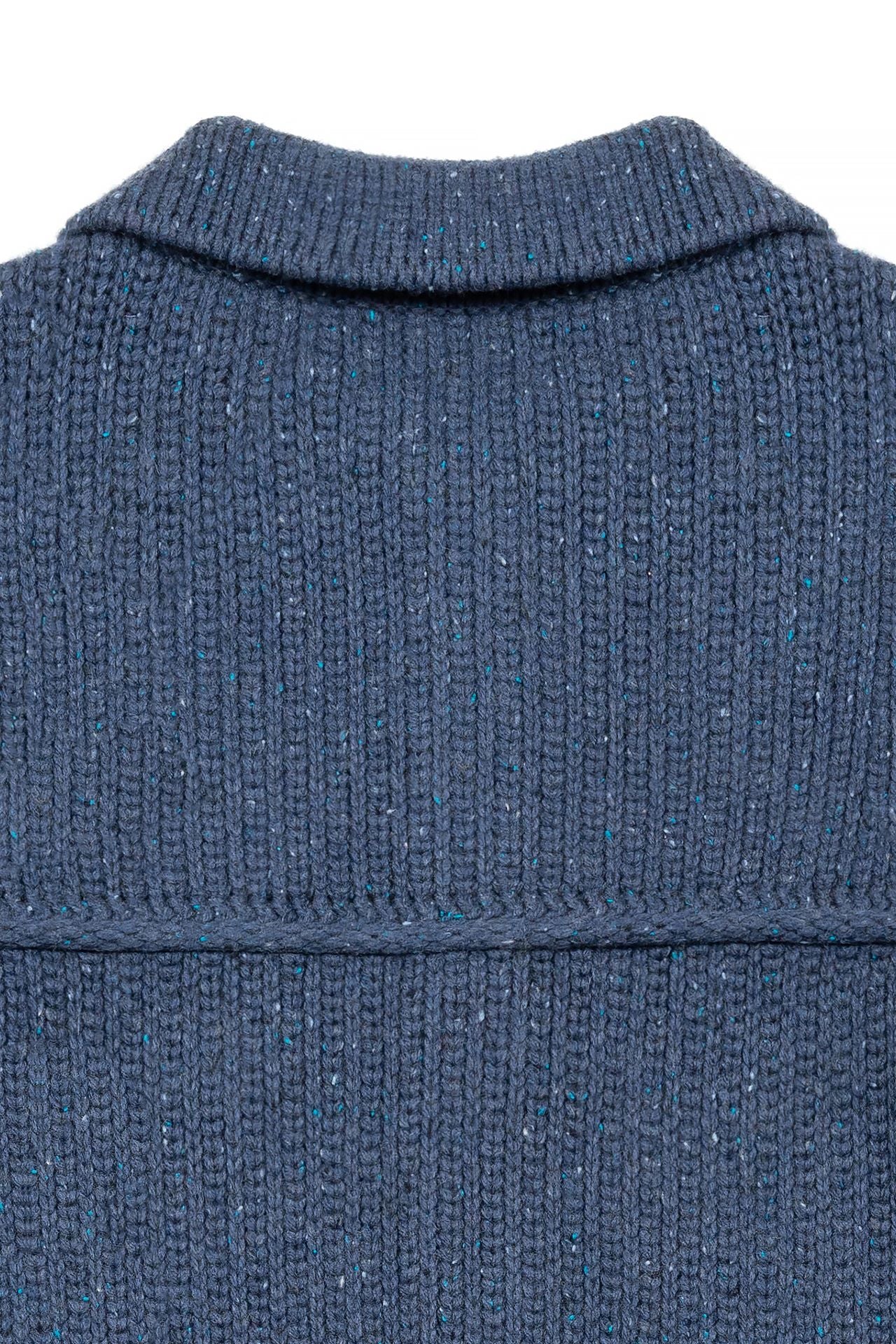 Blue Guide to Memories Knit Jacket by IOEDLE, featuring a cozy knit design and casual fit, styled for everyday wear.
