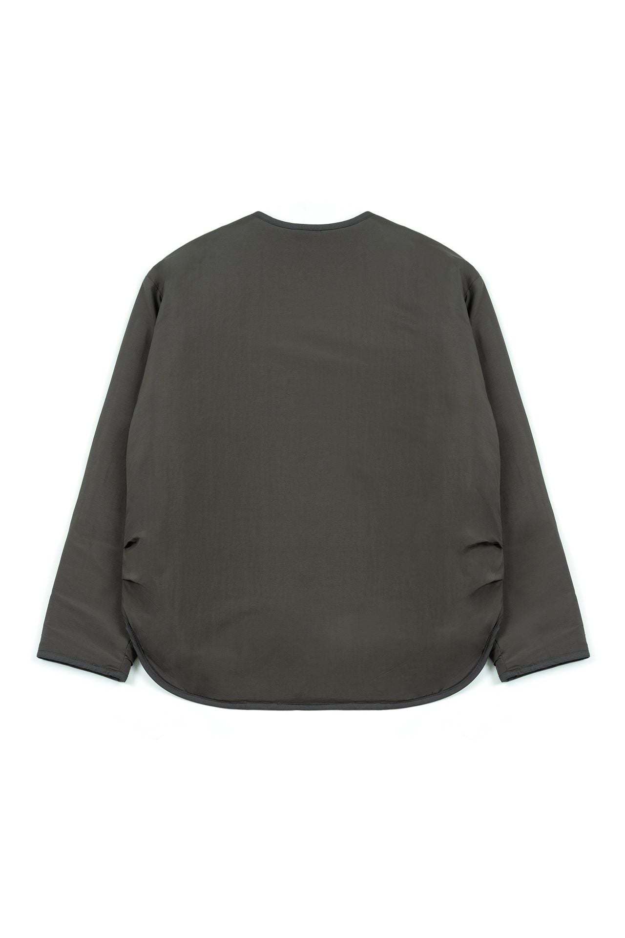 IOEDLE Welcoming Gate Quilted Jacket in charcoal, stylish and warm jacket with a quilted design, suitable for cold weather wear.