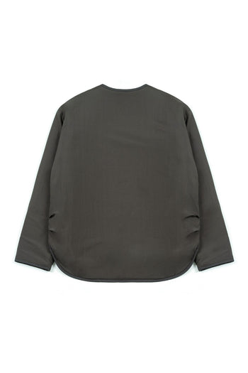 IOEDLE Welcoming Gate Quilted Jacket in charcoal, stylish and warm jacket with a quilted design, suitable for cold weather wear.
