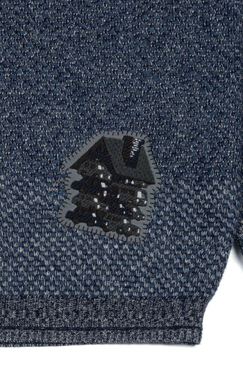 Navy IOEDLE House of Cars sweater featuring a cozy knit design and logo, casual style perfect for everyday wear.