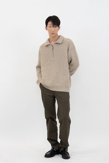 Grey Concrete Jungle sweatshirt by IOEDLE, featuring a comfortable fit and urban-inspired design, shown on a model.