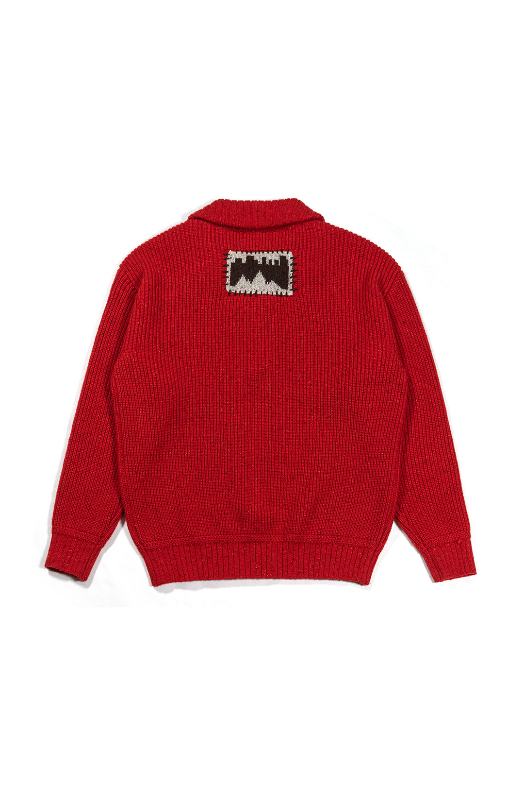 Red Concrete Jungle Sweater by IOEDLE, a cozy sweatshirt with a bold jungle-inspired design and comfortable fit.