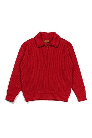 Red Concrete Jungle Sweater by IOEDLE, a cozy sweatshirt with a bold jungle-inspired design and comfortable fit.
