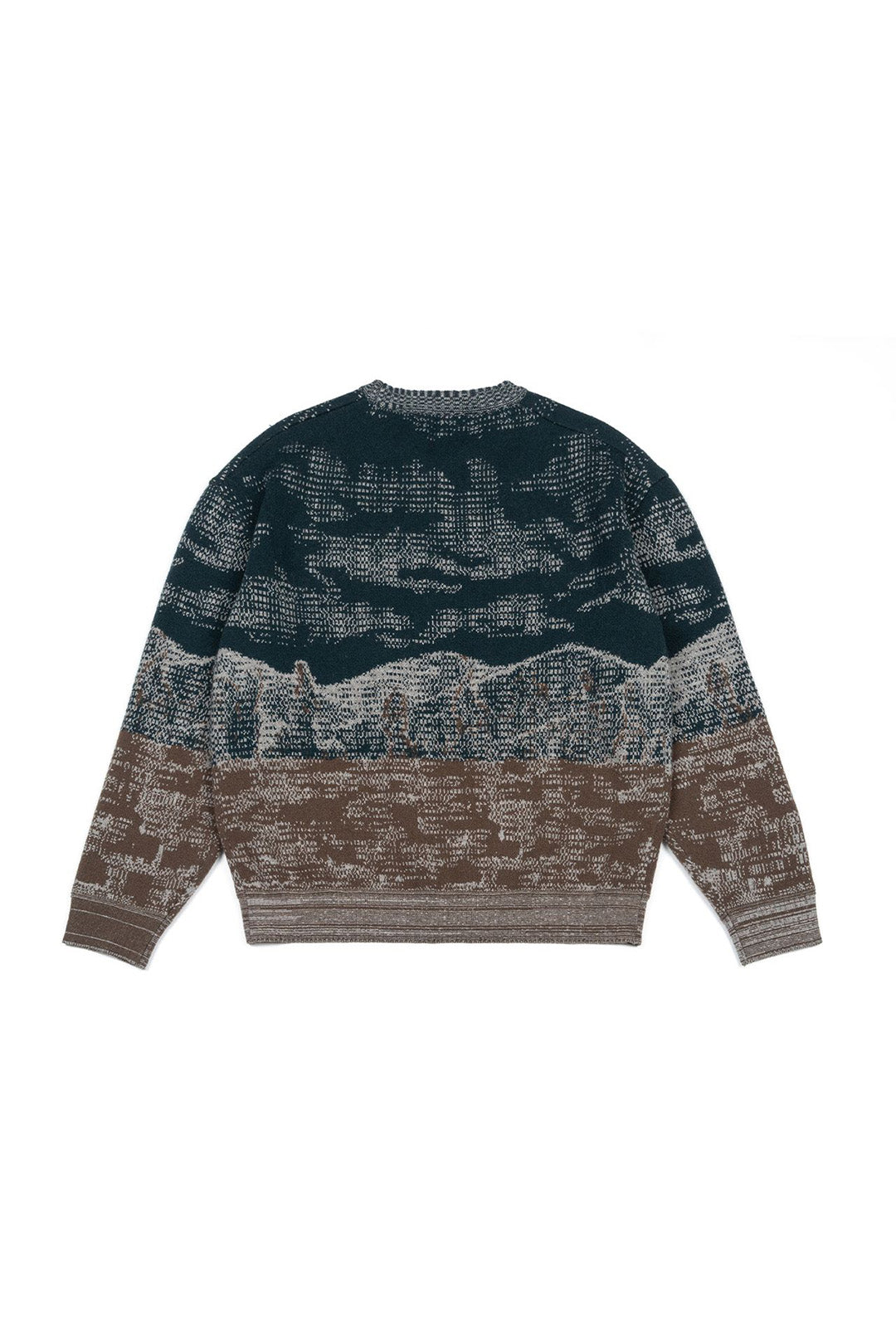Navy IOEDLE sweatshirt featuring a lighthouse at night design, soft cotton fabric, and crewneck style for casual comfort.