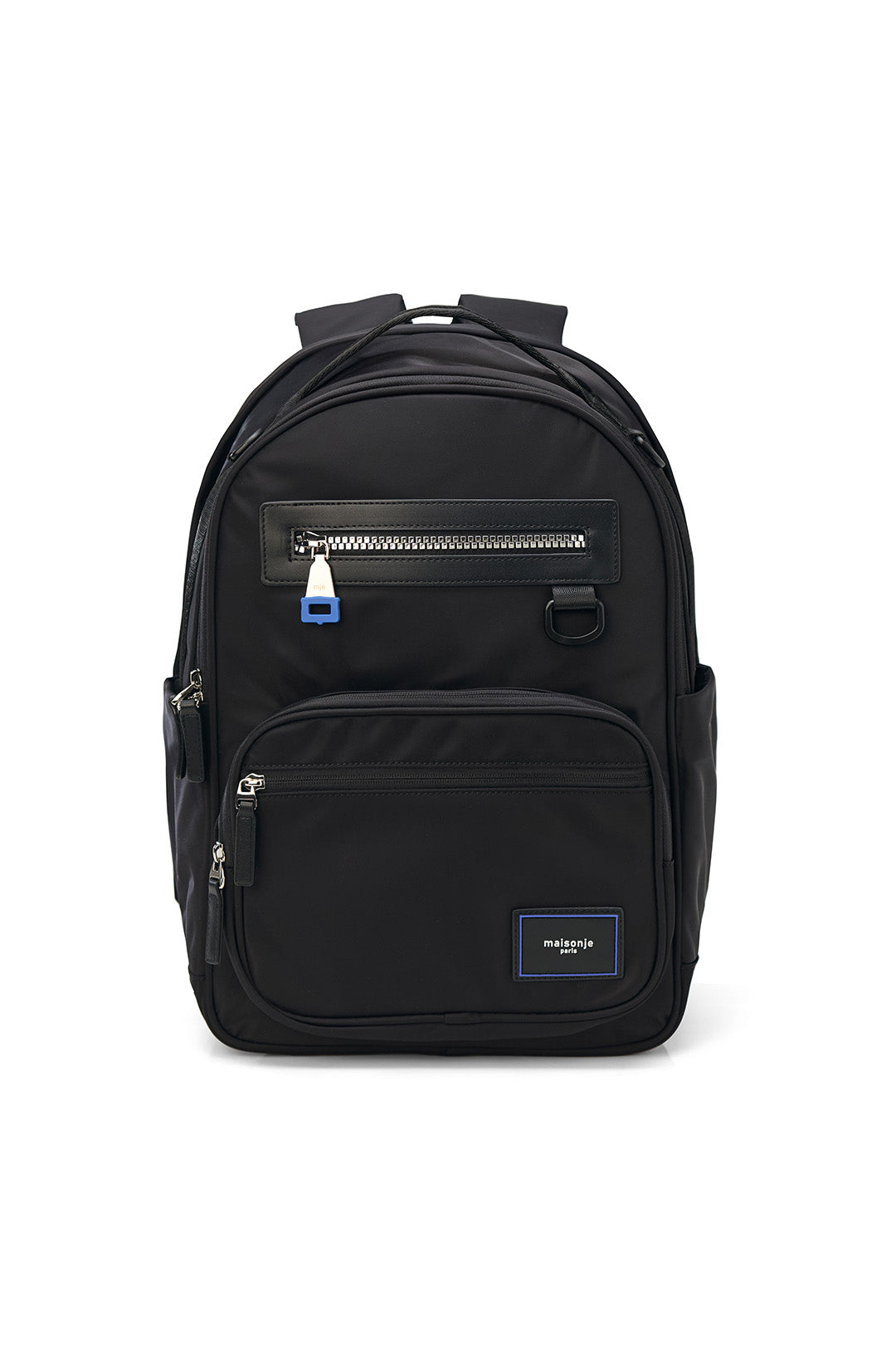 Black MAISONJE Everyday Backpack bag shown with adjustable straps and spacious main compartment, suitable for daily use.