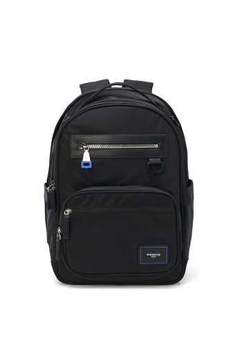 Black MAISONJE Everyday Backpack bag shown with adjustable straps and spacious main compartment, suitable for daily use.