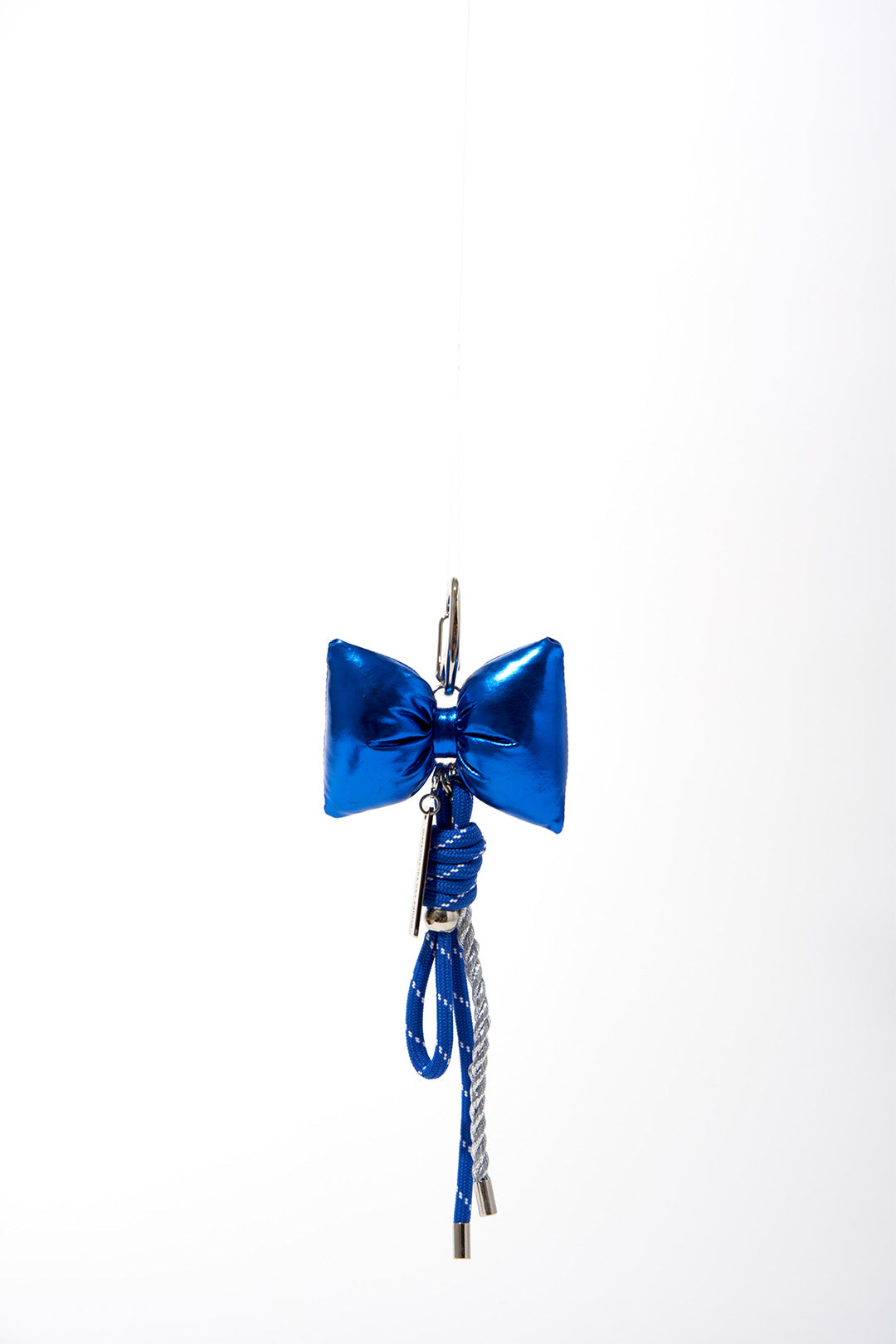Blue metal Noriggae key ring charm from MAISONJE with intricate design and one-size fit, perfect for keys or accessories.