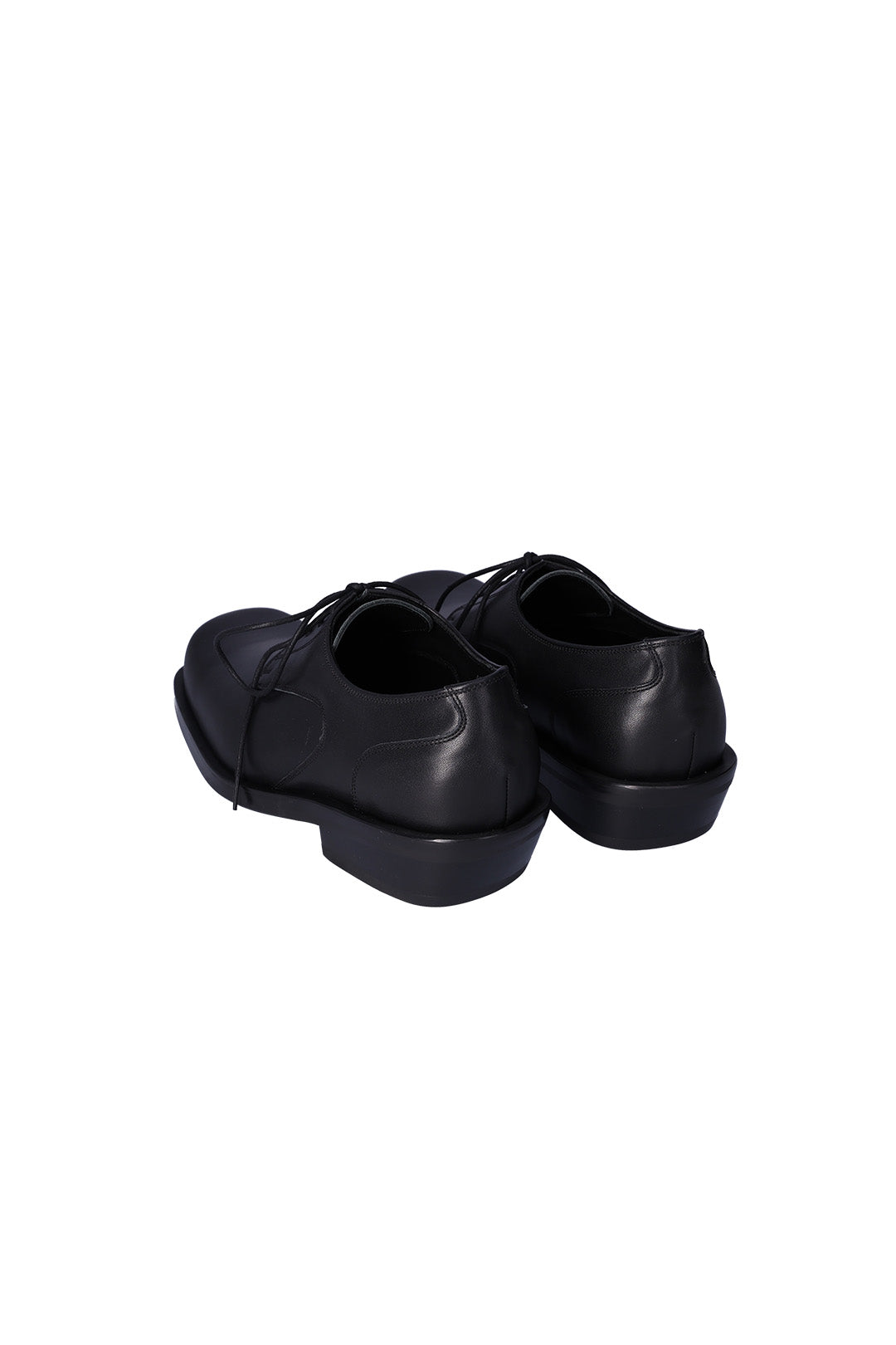 Nuosmiq Hardy Derby Black shoe showcasing classic black leather Derby design with polished finish.