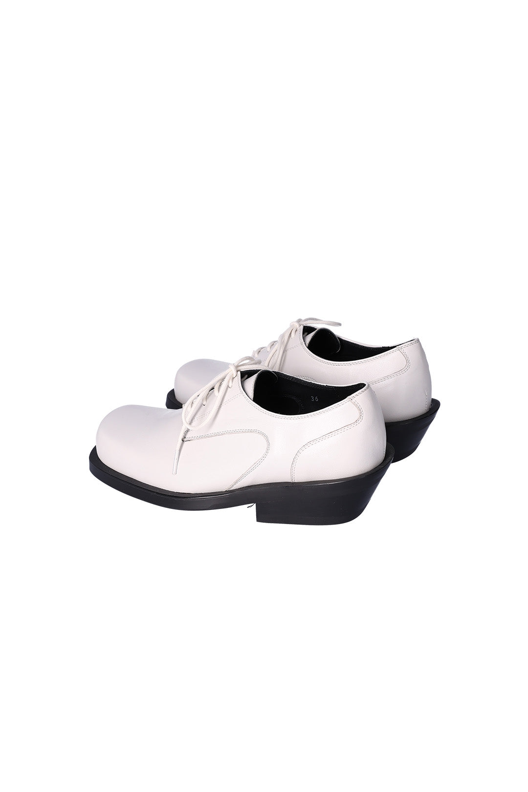 Nuosmiq Hardy Derby Ivory shoe showcasing its elegant design and smooth leather material, ideal for stylish formal wear.