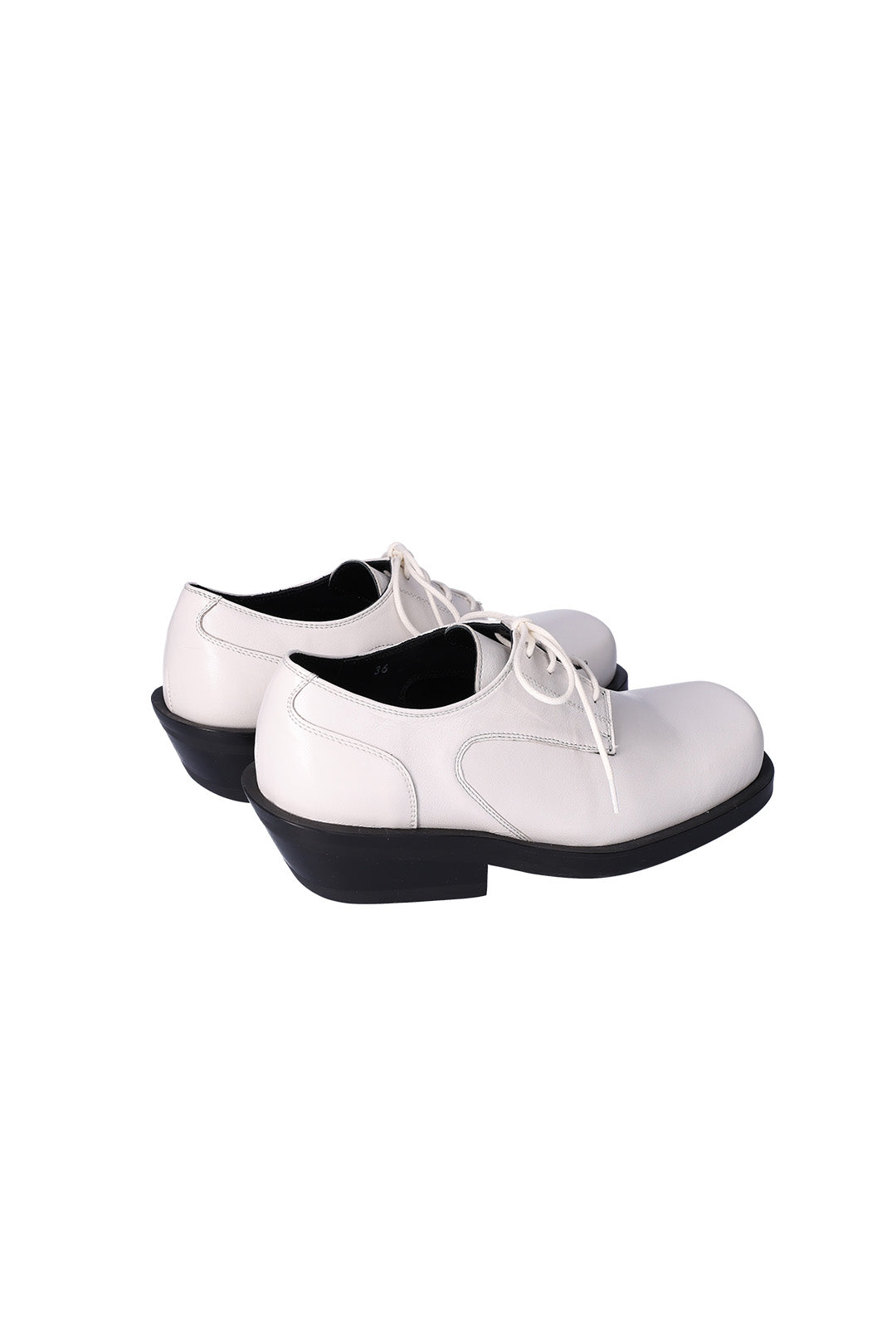 Nuosmiq Hardy Derby Ivory shoe showing smooth leather upper and classic derby design.