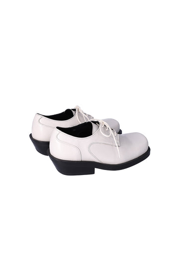 Nuosmiq Hardy Derby Ivory shoe showing smooth leather upper and classic derby design.