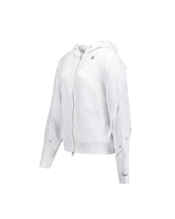 Gwimyeon Sweat à capuche zippé pour hommes