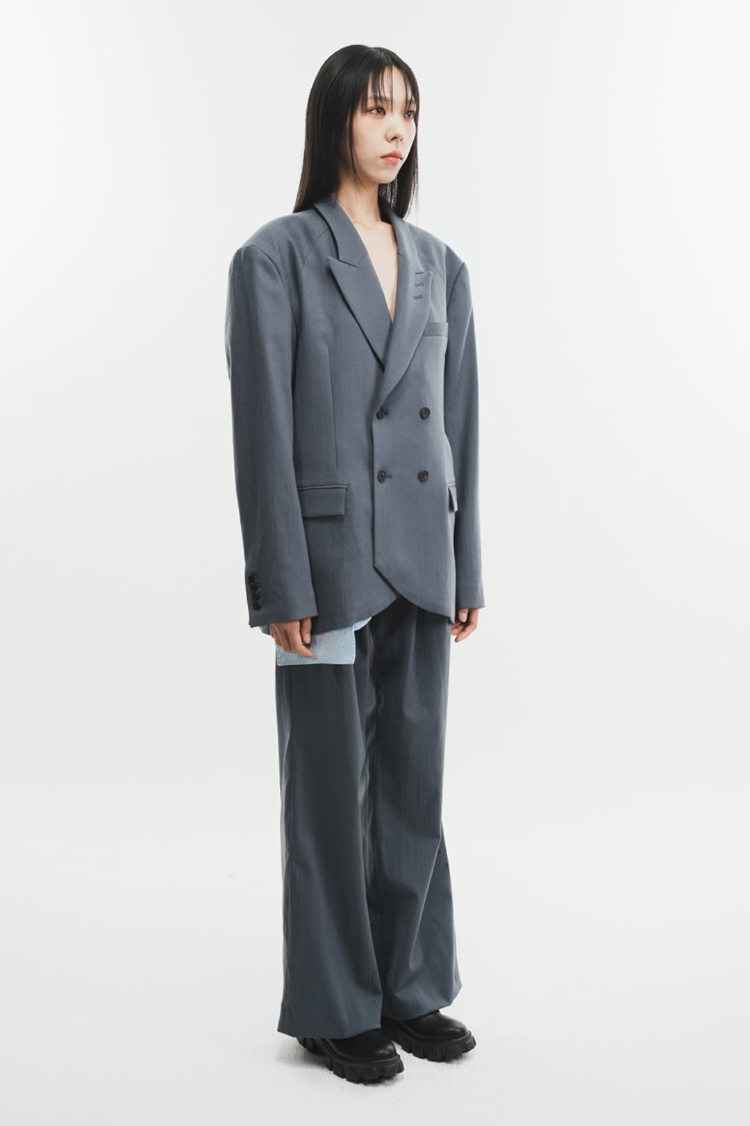 Grey Phenomenon Seeper double pocket jacket, men's shirt-style jacket with multiple front pockets and button closure.