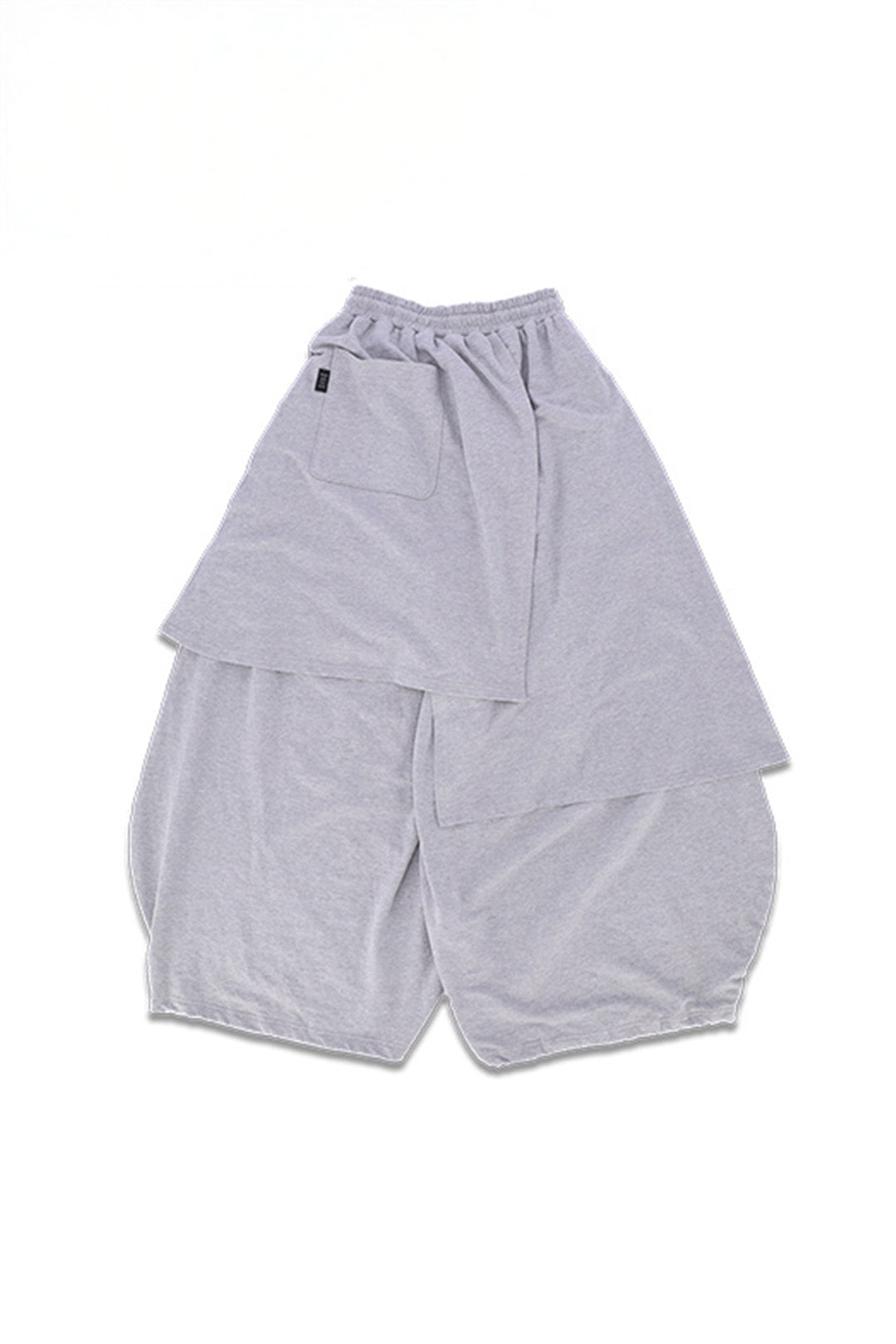 Reculer grey sweat skirt pants, casual bottoms in soft fabric, featuring a relaxed fit and elastic waistband.