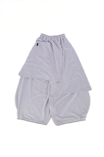 Reculer grey sweat skirt pants, casual bottoms in soft fabric, featuring a relaxed fit and elastic waistband.